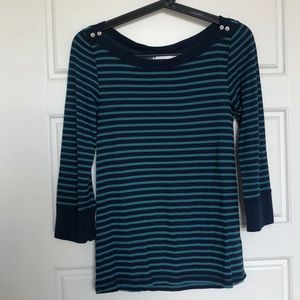 Akemi + Kin S knit striped top